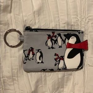 Vera Bradley Penguin ZIP ID Pouch